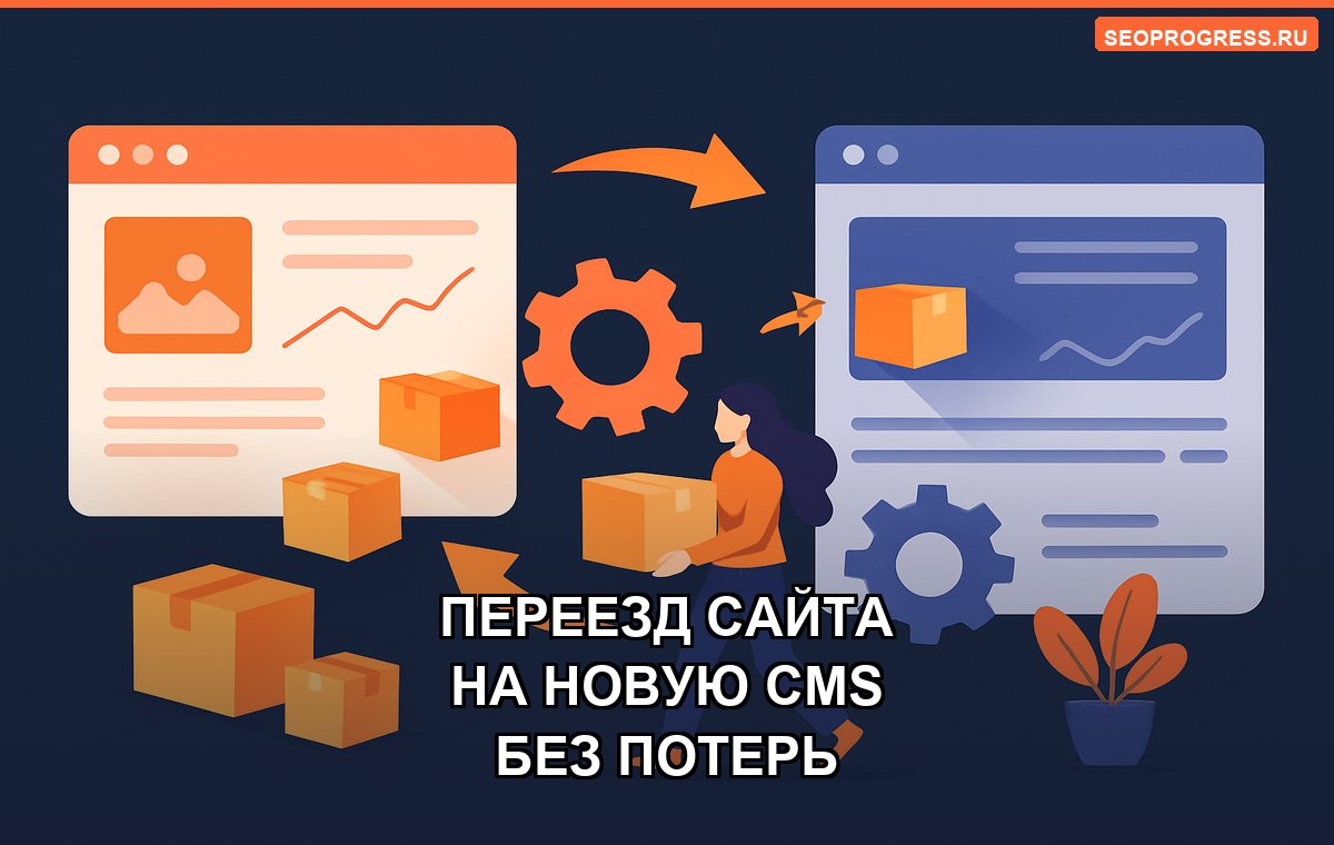 Переезд сайта на новую CMS без потери трафика и позиций