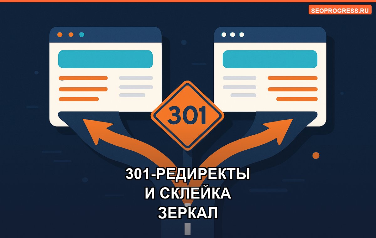 301-редиректы и склейка зеркал: технический гайд для SEO