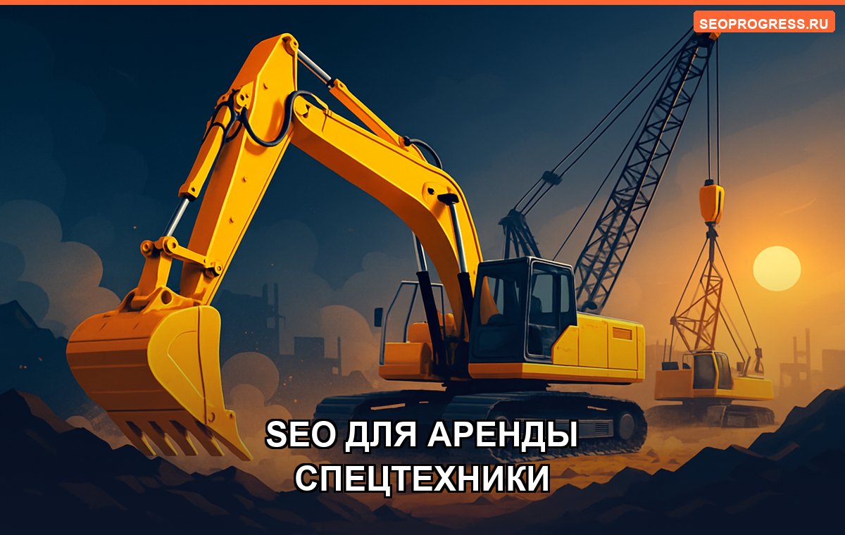 SEO для аренды спецтехники: технику ищут на сегодня и по характеристикам