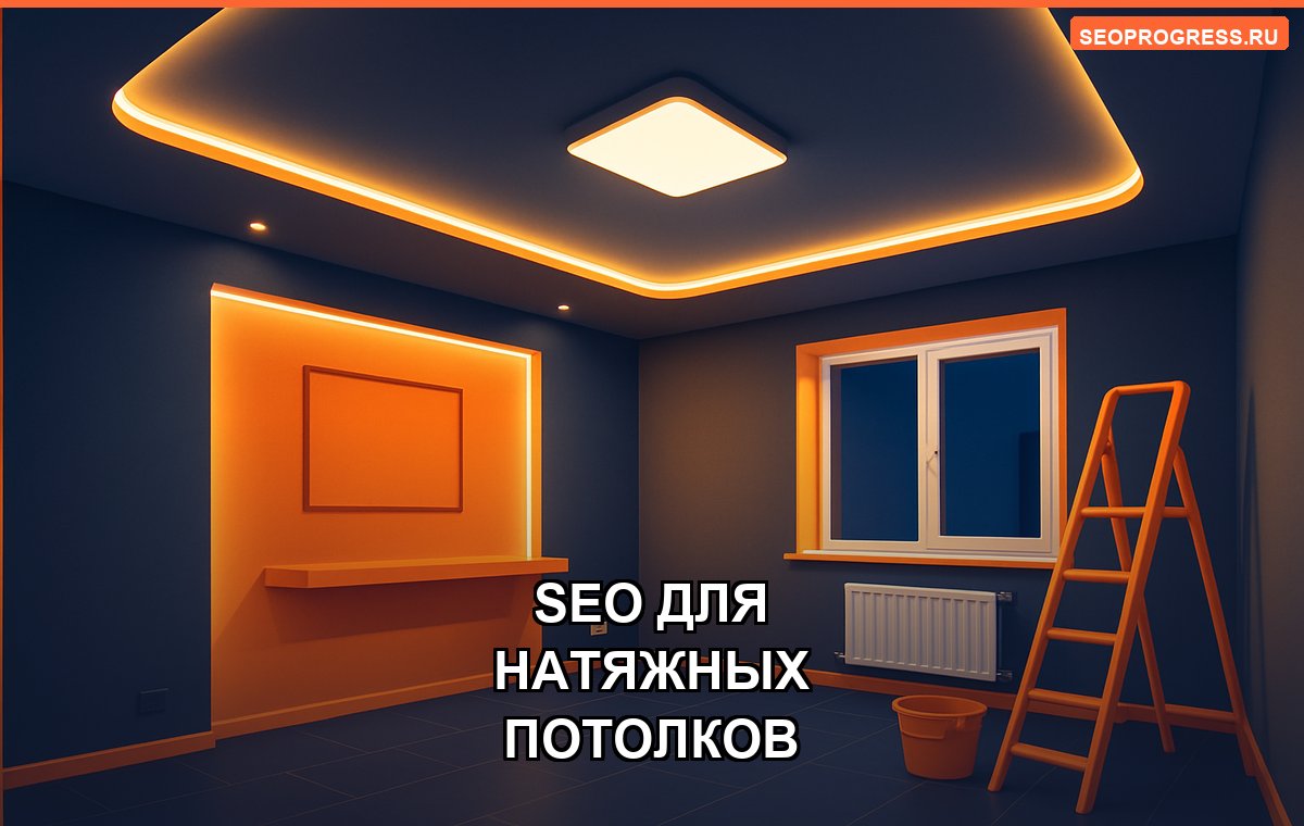 SEO для натяжных потолков: ниша, где всё решает калькулятор