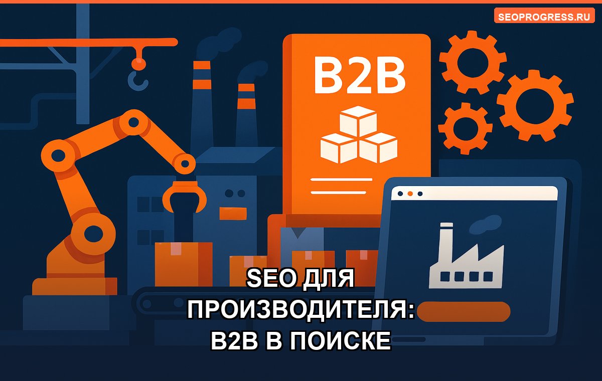 SEO для производителя и завода: промышленный B2B в поиске