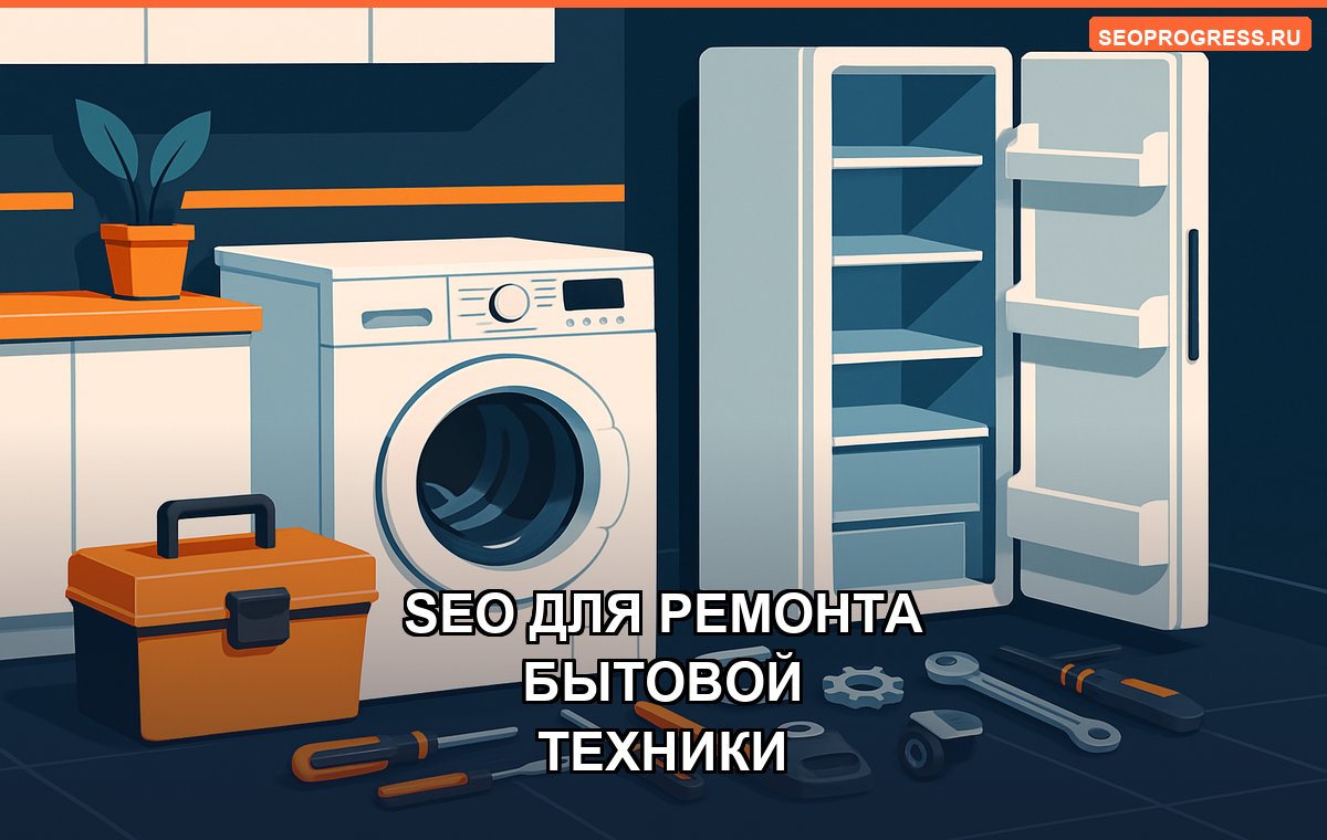 SEO для ремонта бытовой техники: ищут по поломке и марке, а не «сервисный центр»