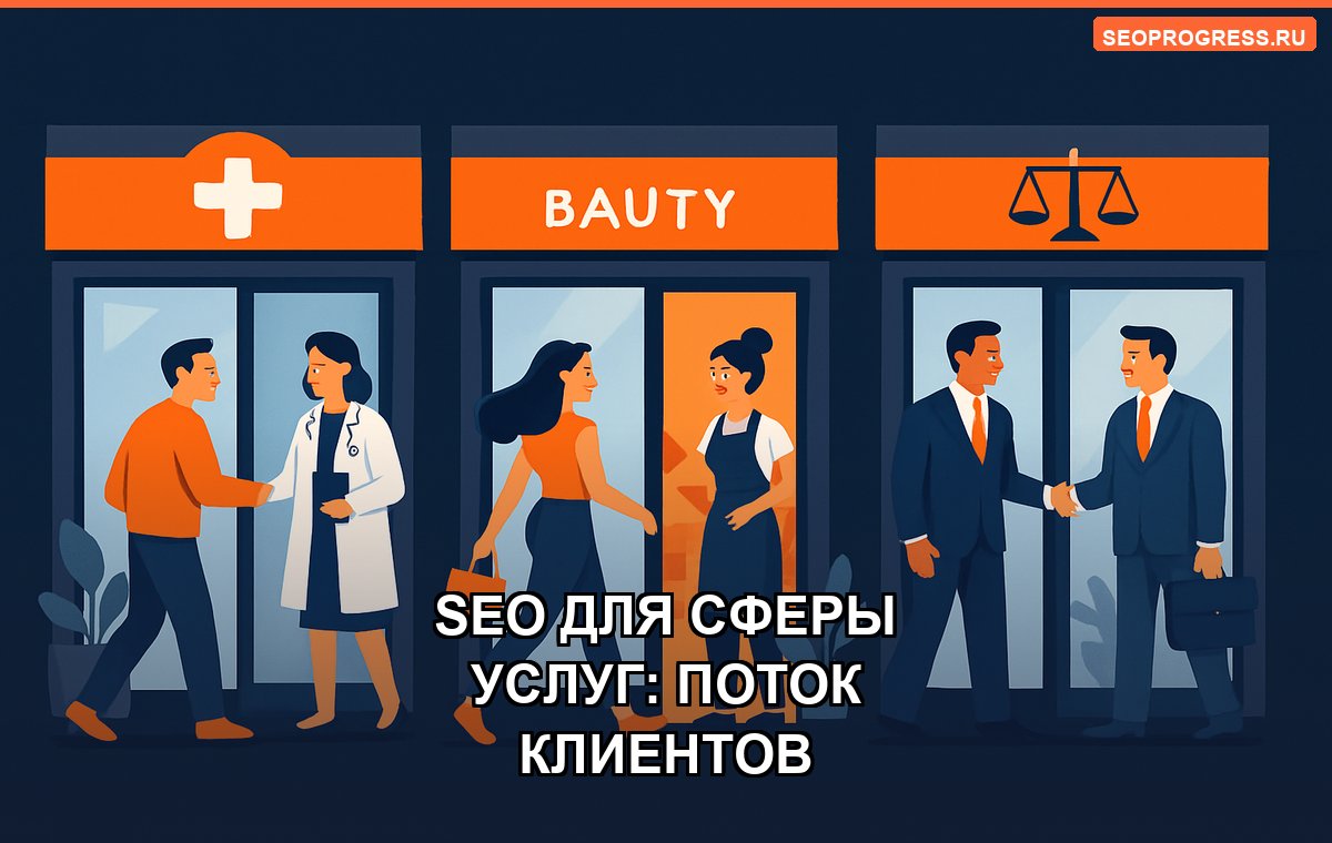 SEO для сферы услуг: клиники, салоны, юристы — поток клиентов