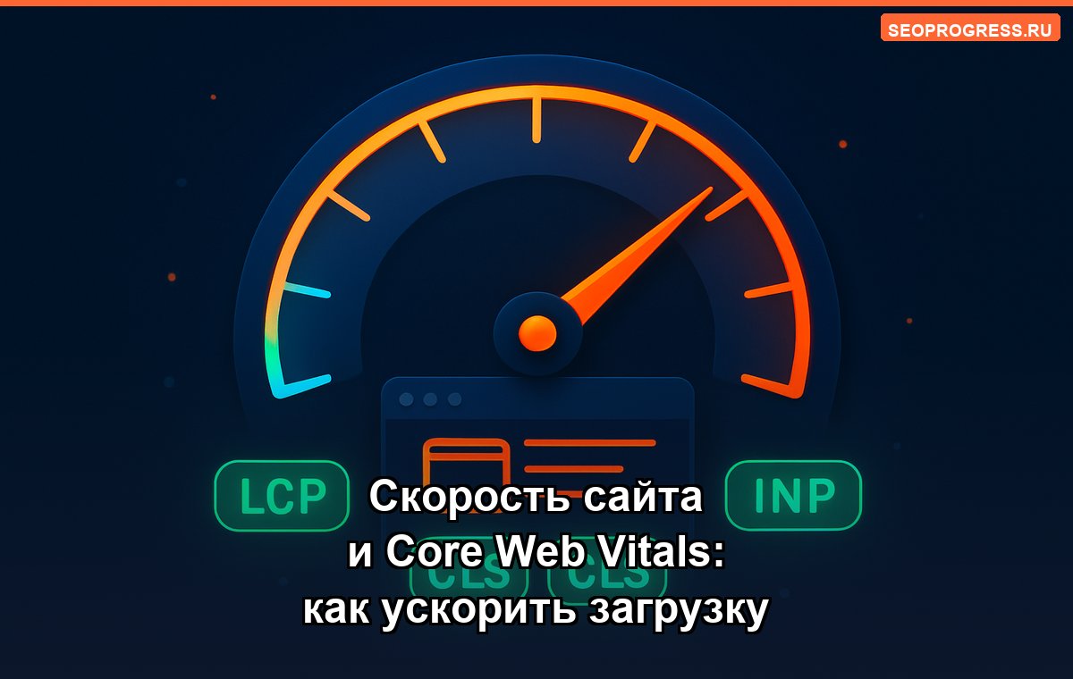 Скорость сайта и Core Web Vitals: как ускорить загрузку и поднять позиции