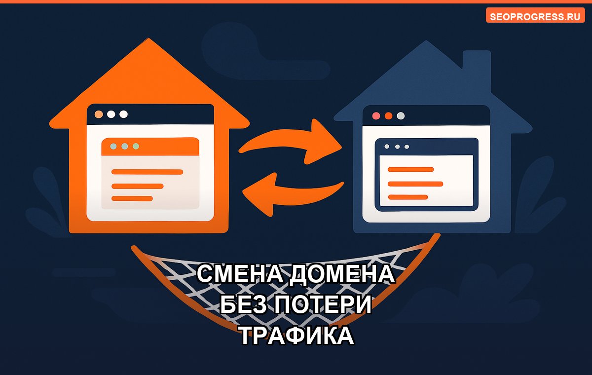 Смена домена без потери трафика: пошаговый план