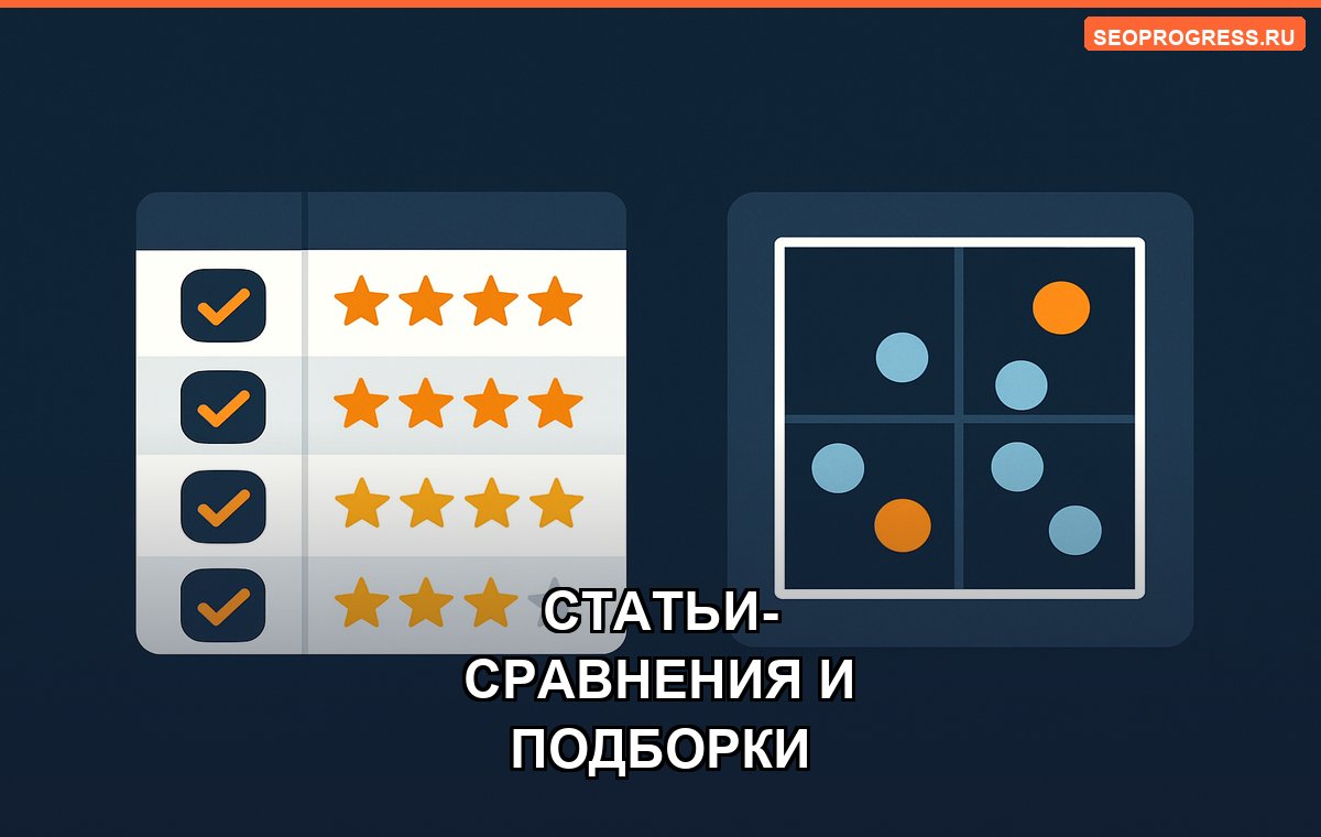 Статьи-сравнения и подборки: как забрать трафик по запросам «X или Y»