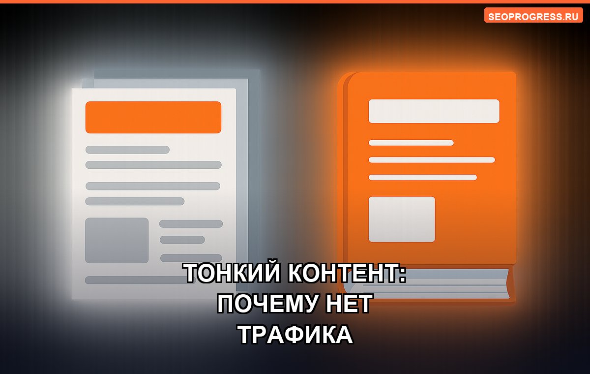 Тонкий контент: почему страницы есть, а трафика нет